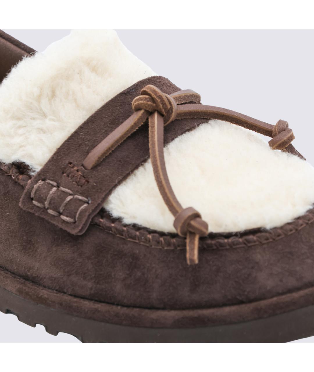 UGG Коричневые замшевые лоферы, фото 4