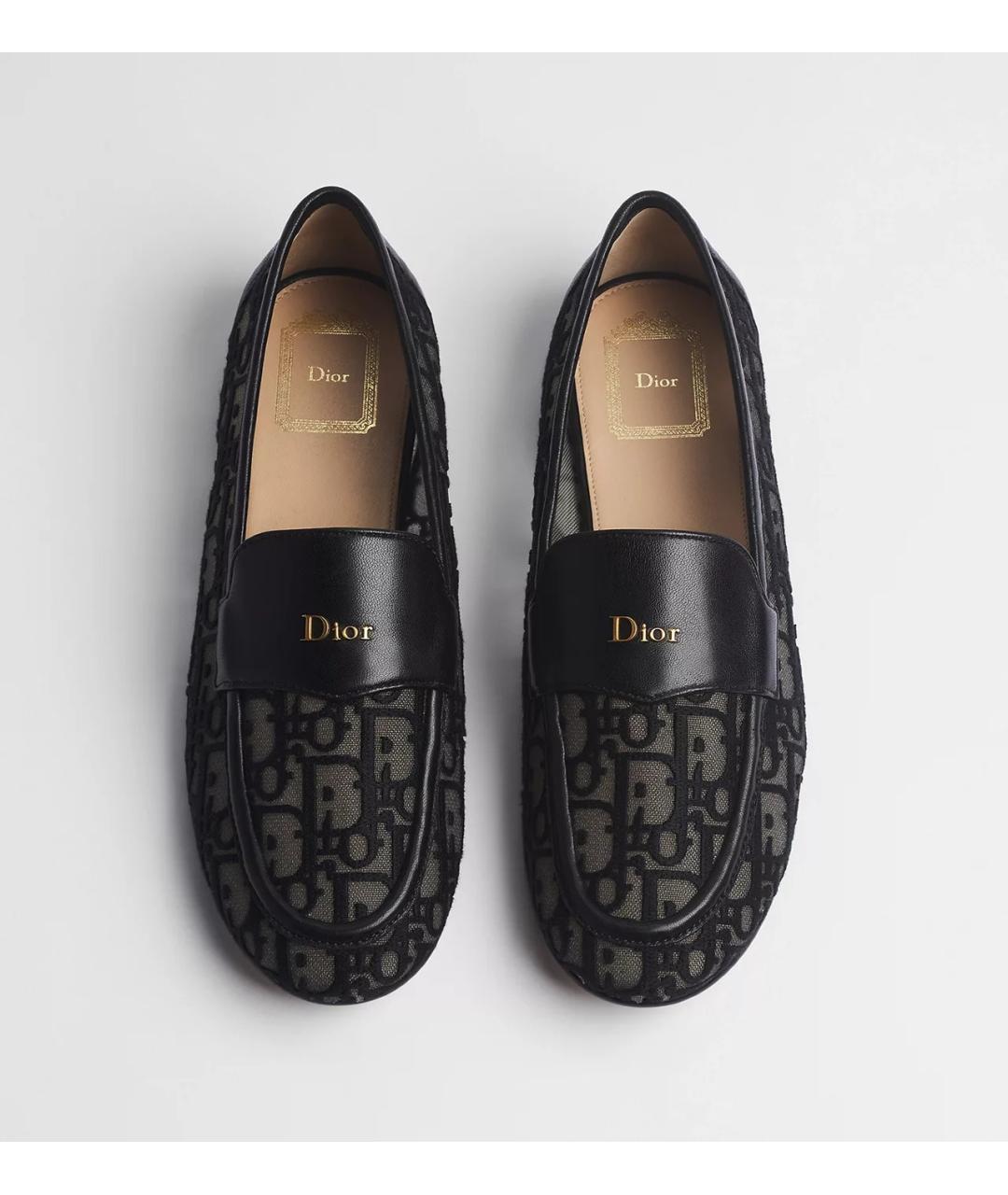 CHRISTIAN DIOR Черные лоферы, фото 2