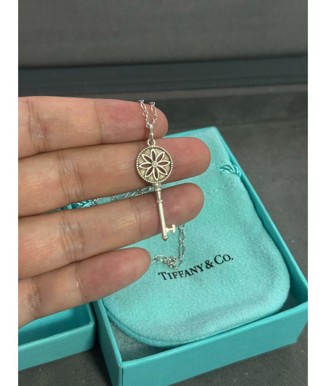 TIFFANY&CO Серебряная серебряная подвеска, фото 3