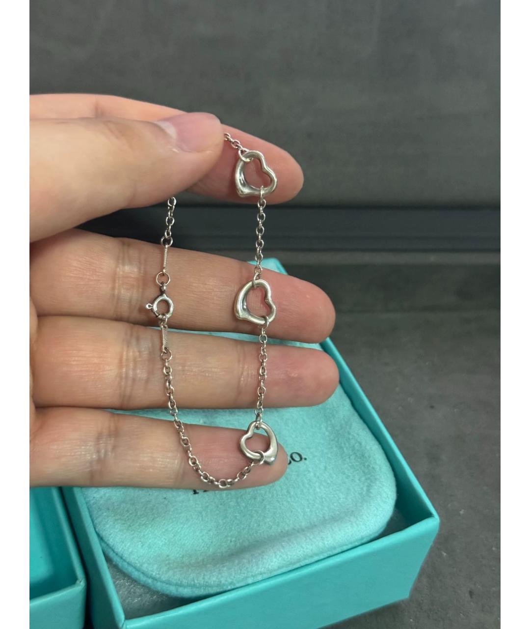 TIFFANY&CO Серебряный серебряный браслет, фото 3