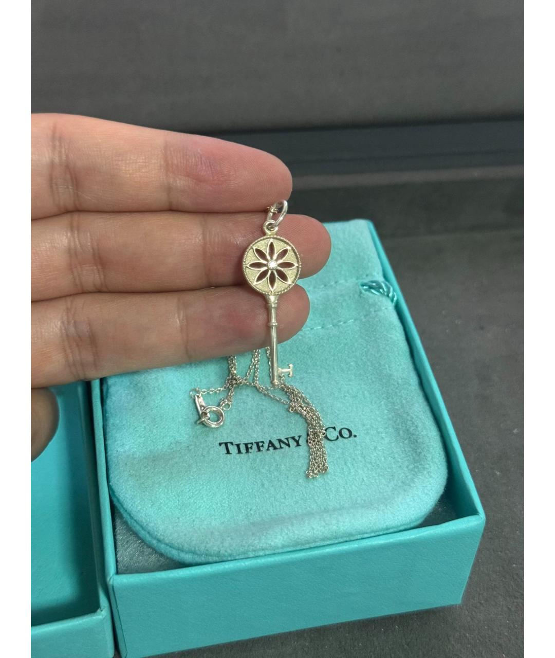 TIFFANY&CO Серебряная серебряная подвеска, фото 3