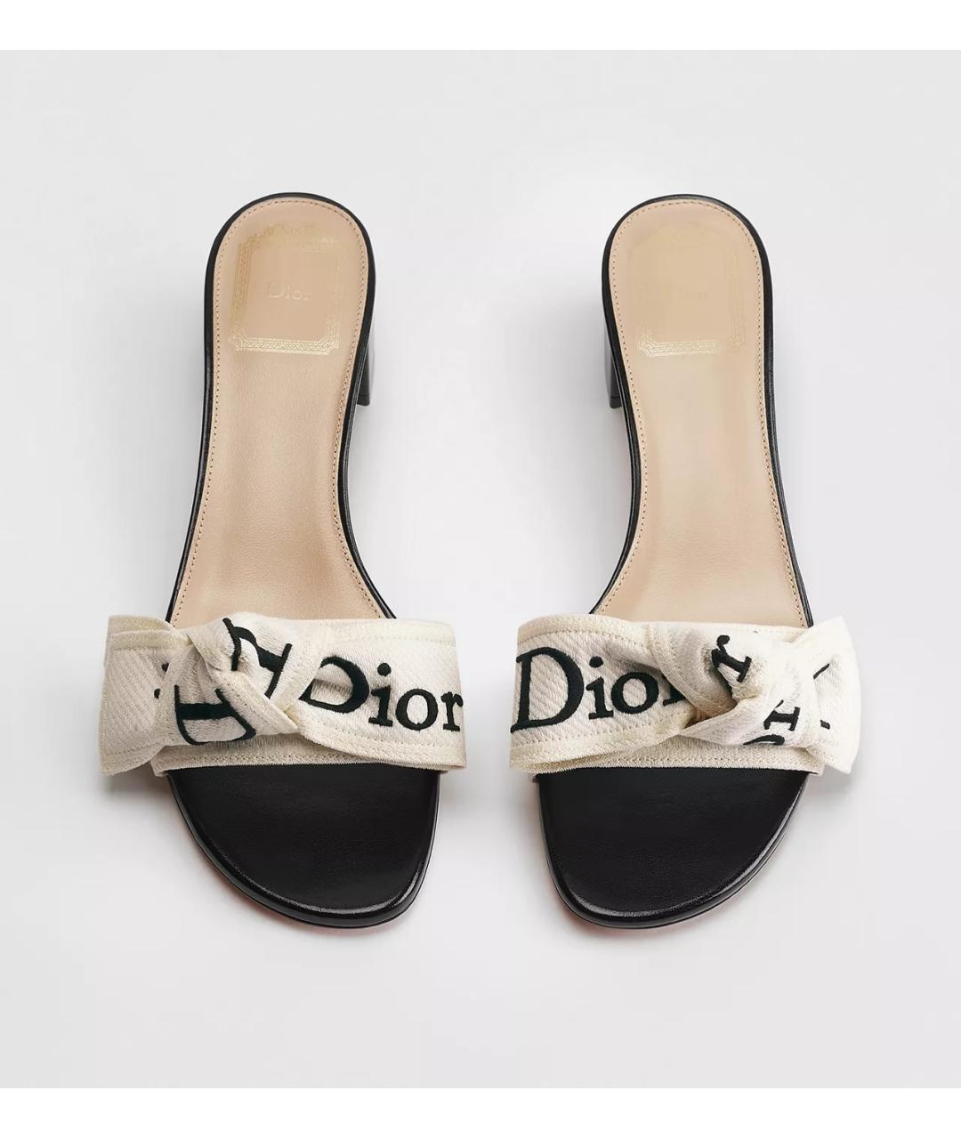 CHRISTIAN DIOR Текстильные мюли, фото 3