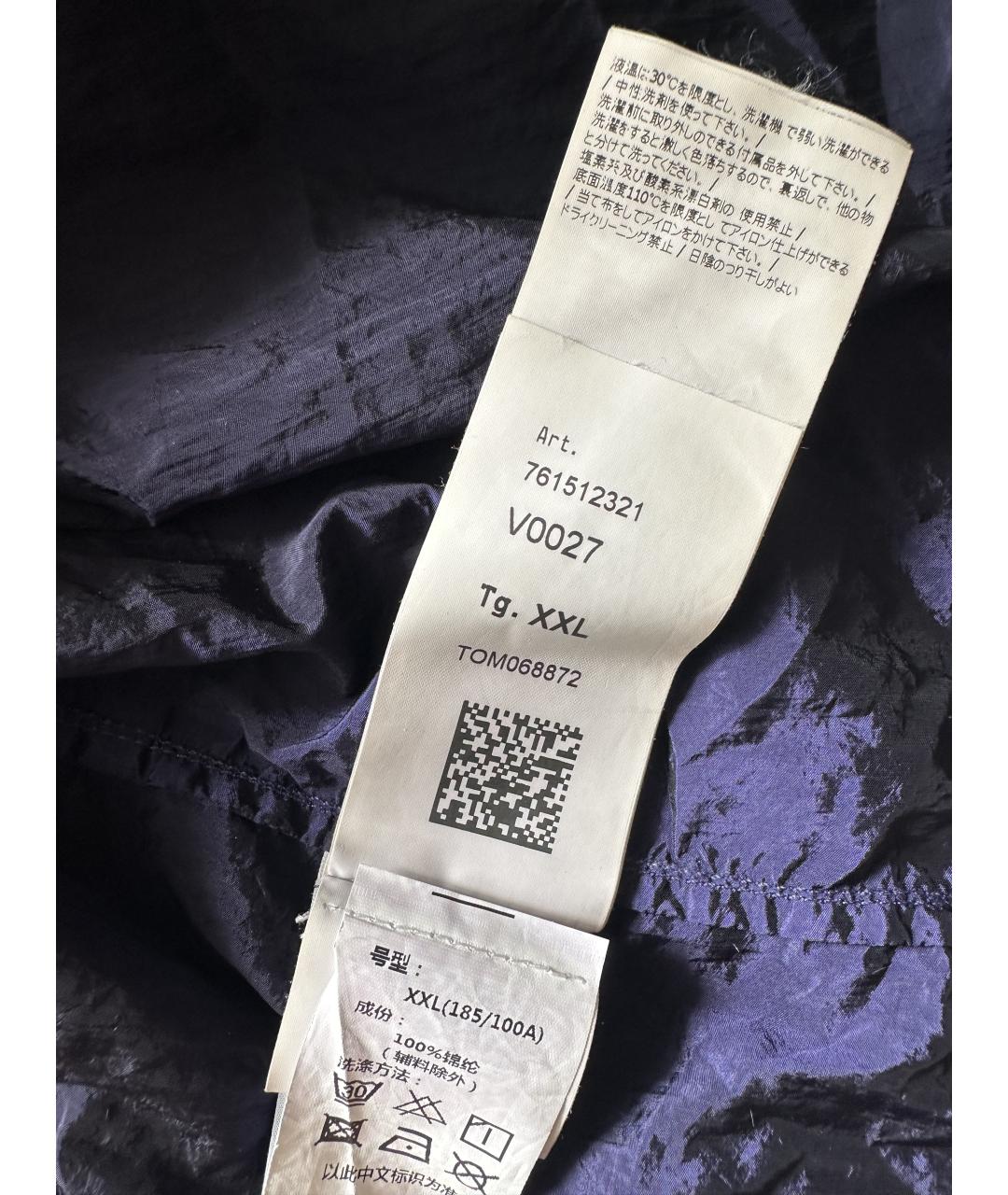 STONE ISLAND Синяя нейлоновая куртка, фото 6