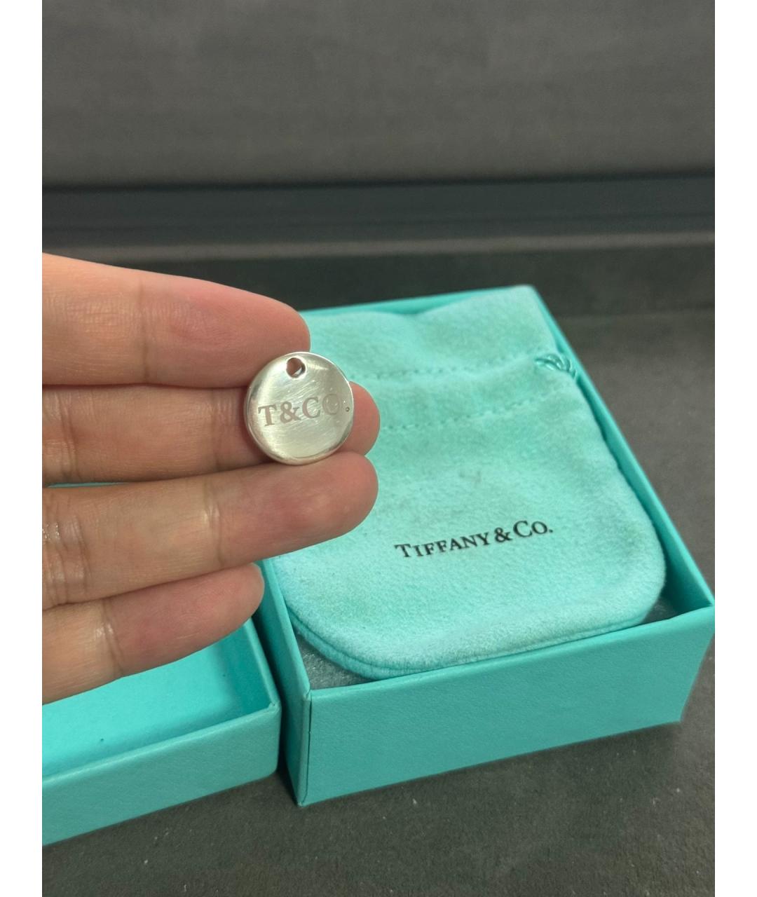 TIFFANY&CO Серебряный серебряный кулон, фото 4