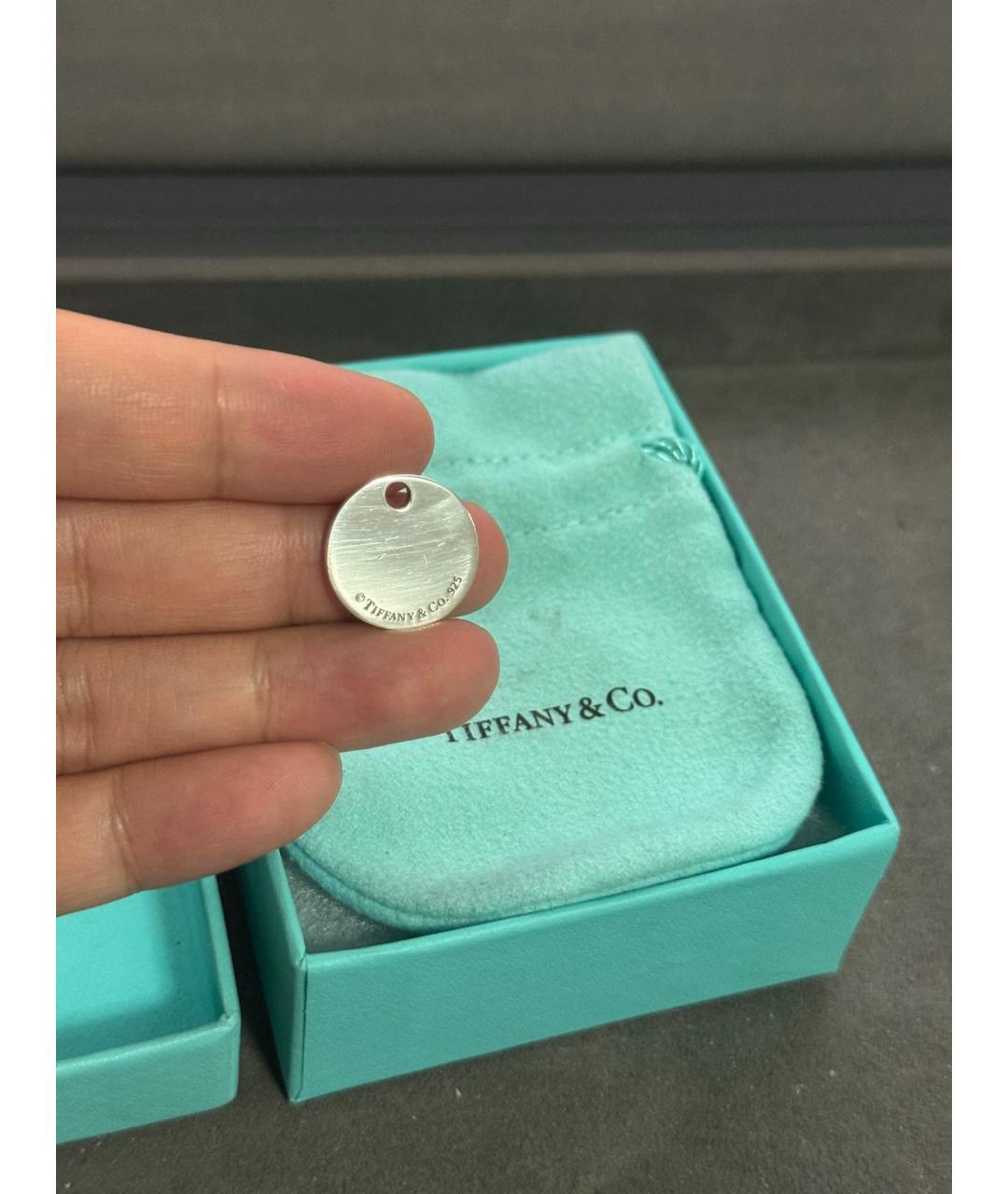 TIFFANY&CO Серебряный серебряный кулон, фото 5