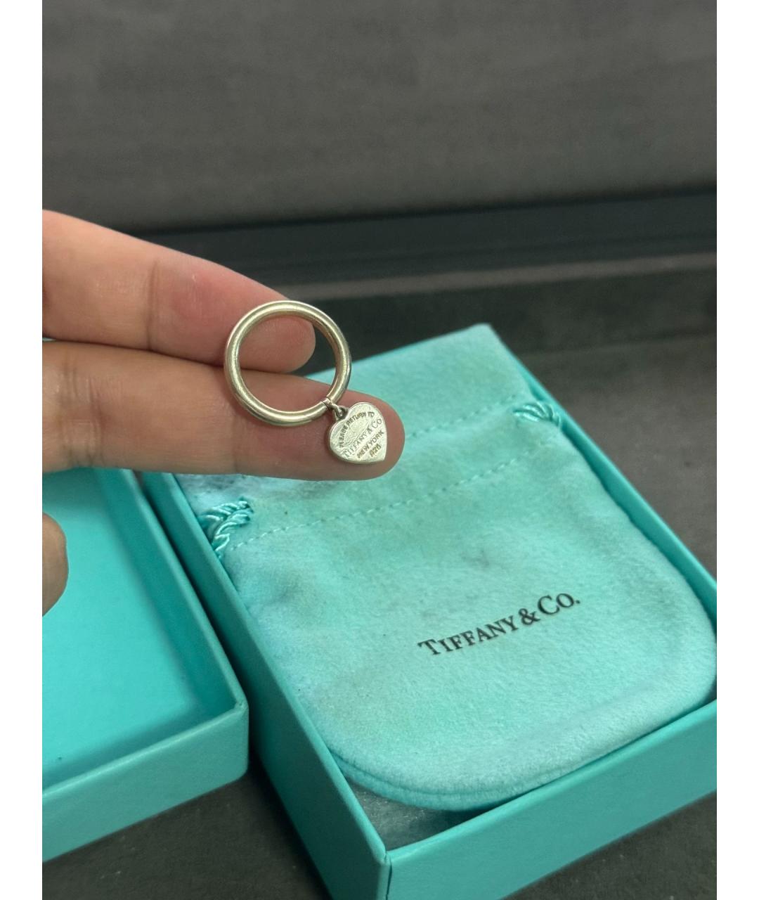 TIFFANY&CO Серебряное серебряное кольцо, фото 3