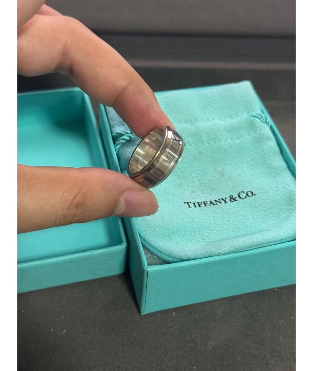 TIFFANY&CO Серое серебряное кольцо, фото 3