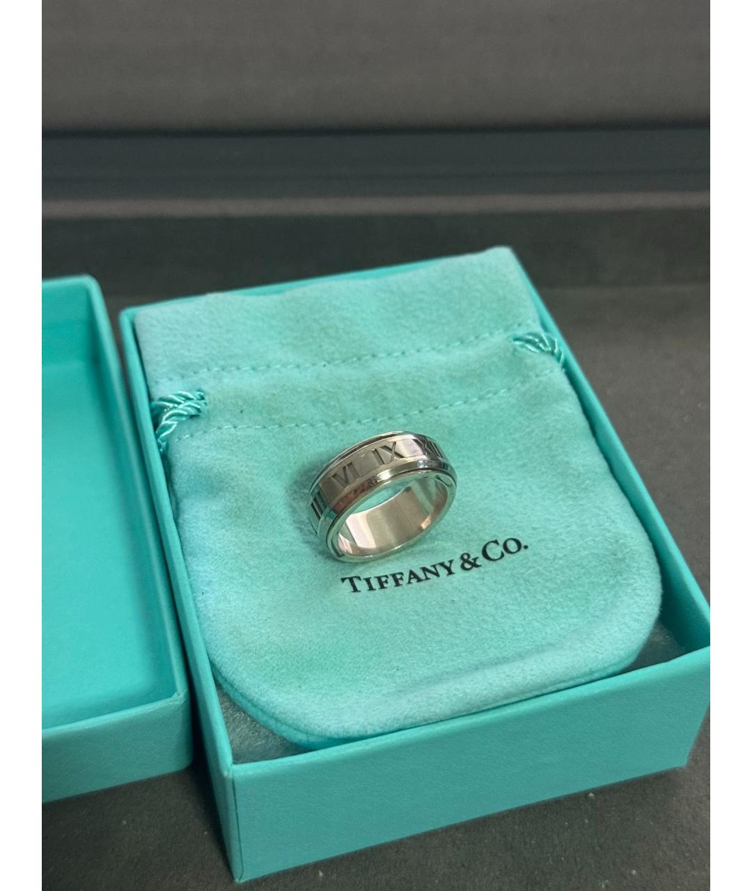 TIFFANY&CO Серое серебряное кольцо, фото 8
