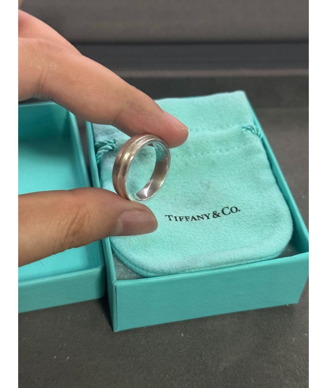 TIFFANY&CO Серебряное серебряное кольцо, фото 6