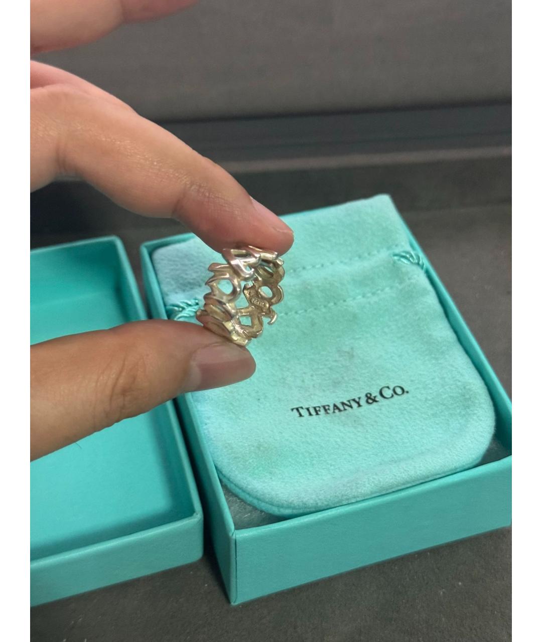 TIFFANY&CO Серебряное серебряное кольцо, фото 6