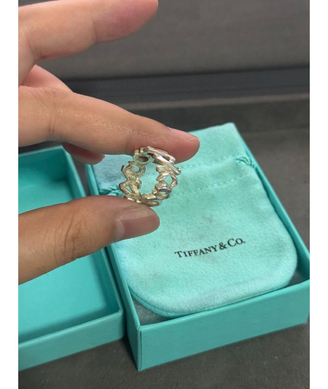 TIFFANY&CO Серебряное серебряное кольцо, фото 5