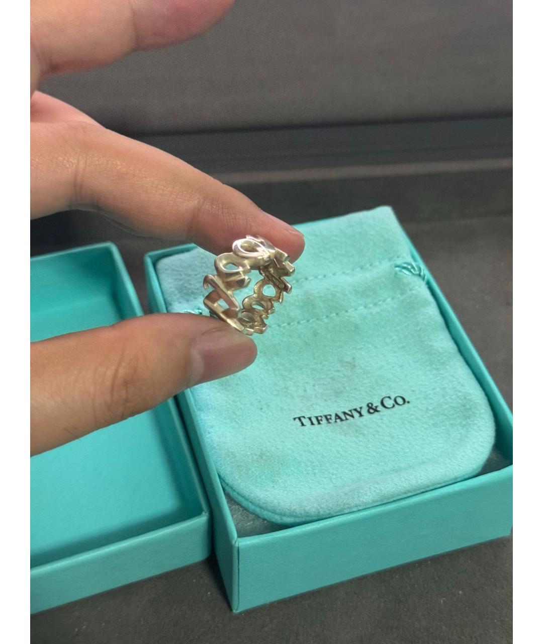 TIFFANY&CO Серебряное серебряное кольцо, фото 4