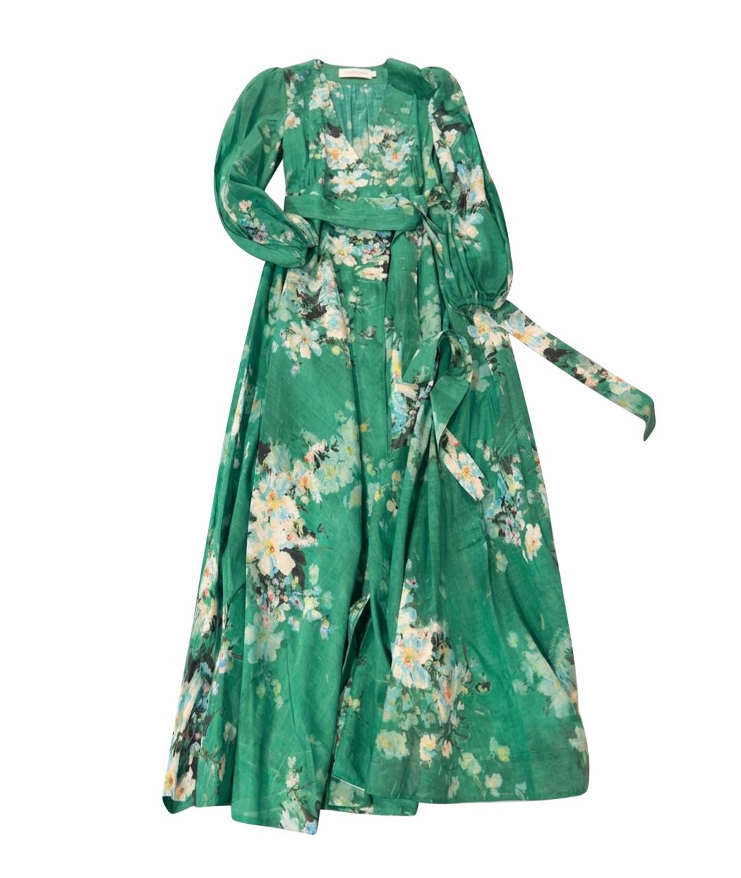 ZIMMERMANN Зеленое платье, фото 1