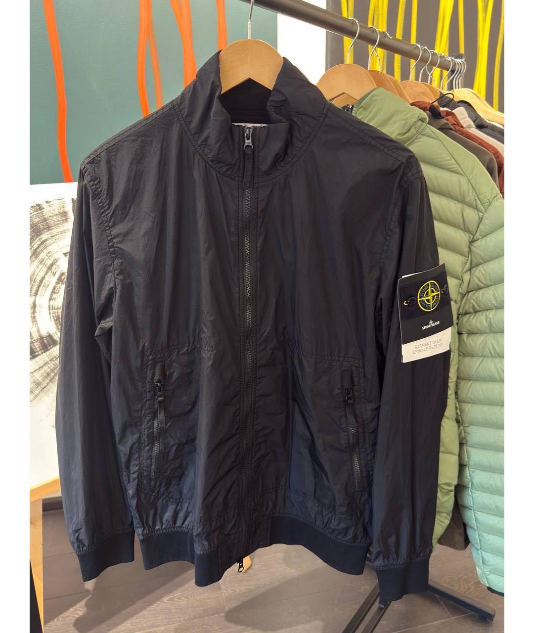 STONE ISLAND Черная полиамидовая куртка, фото 7