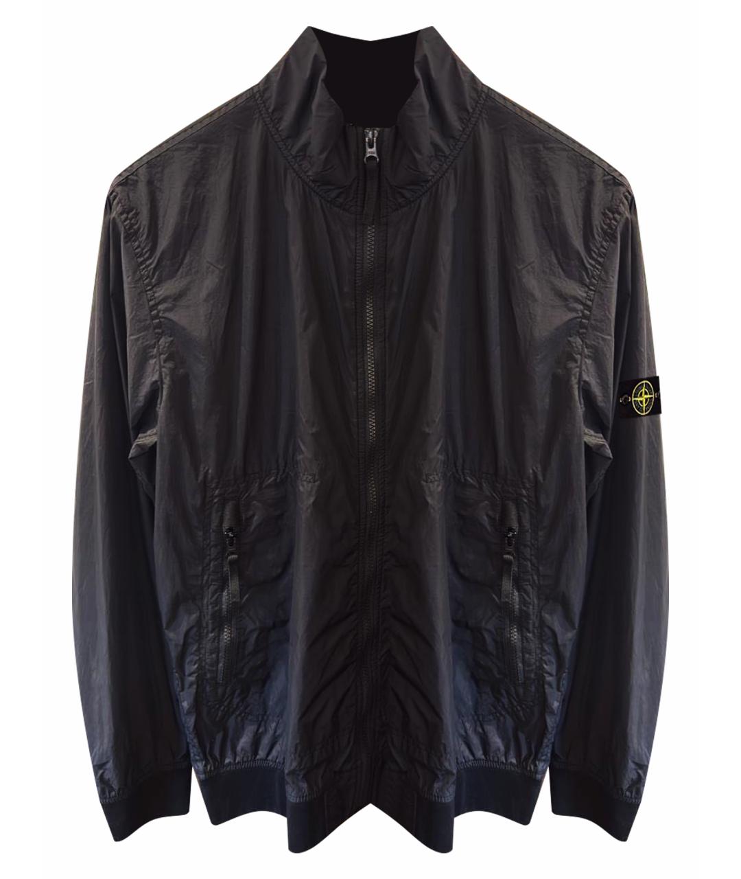 STONE ISLAND Черная полиамидовая куртка, фото 1