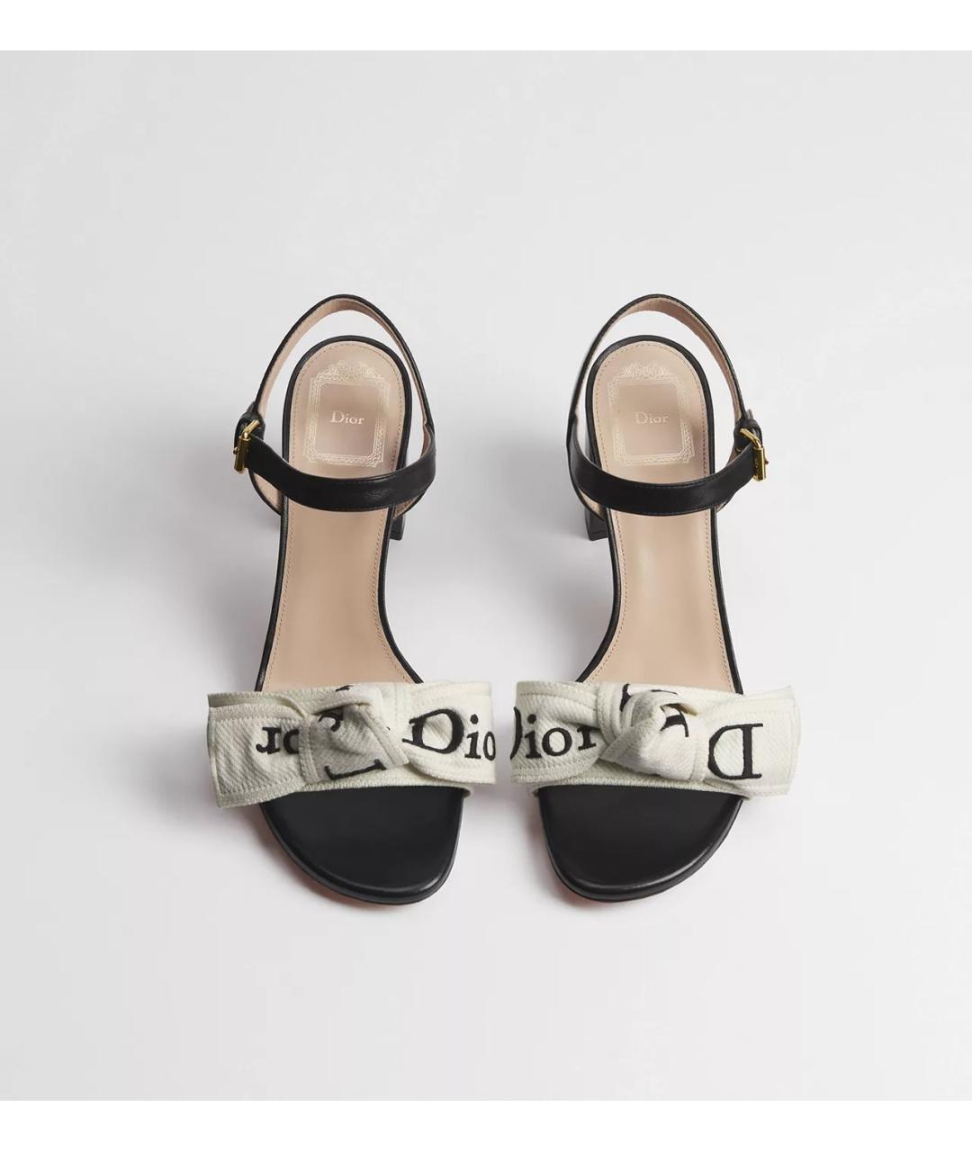 CHRISTIAN DIOR Черные босоножки, фото 3