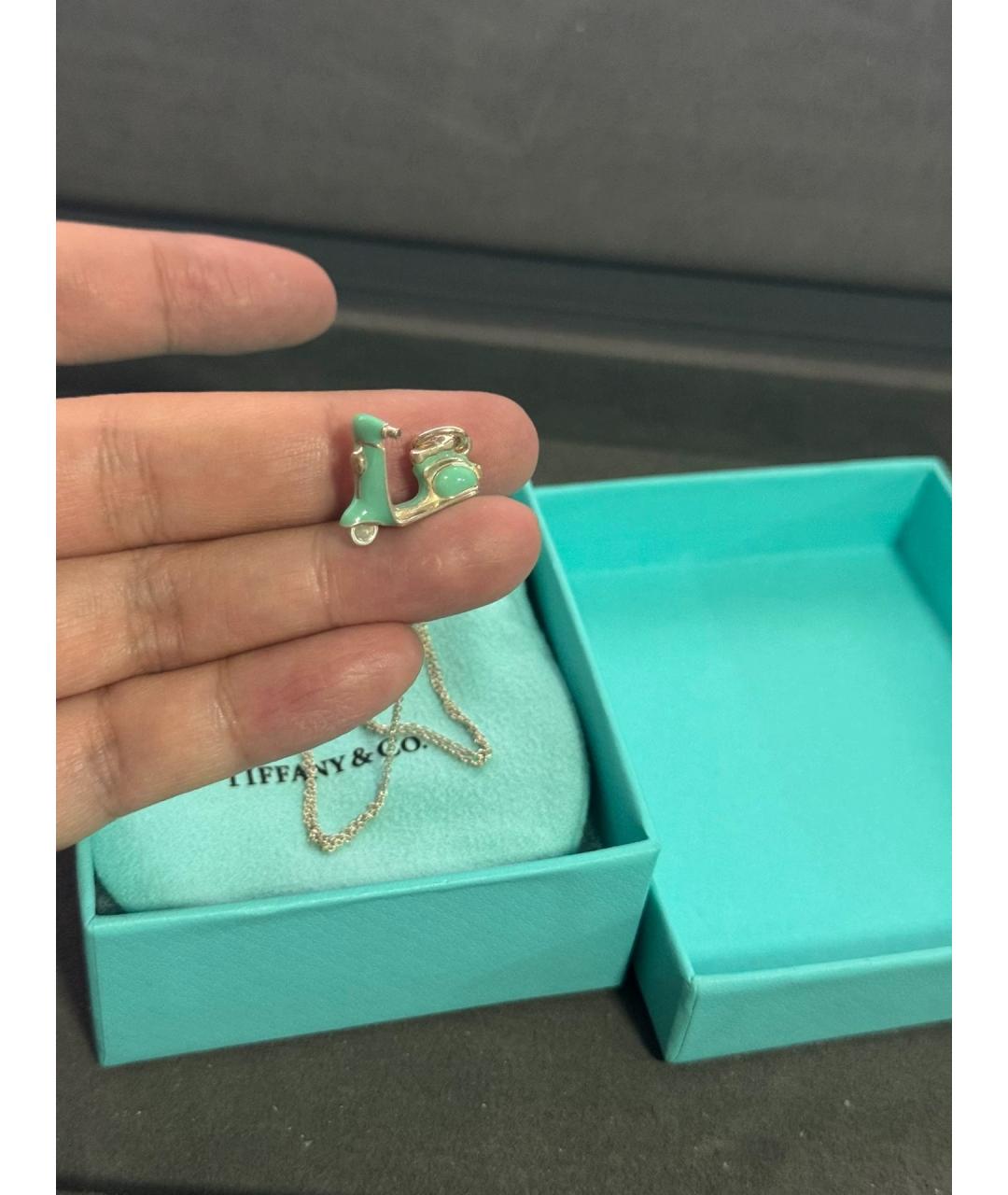 TIFFANY&CO Серебряная серебряная подвеска, фото 5