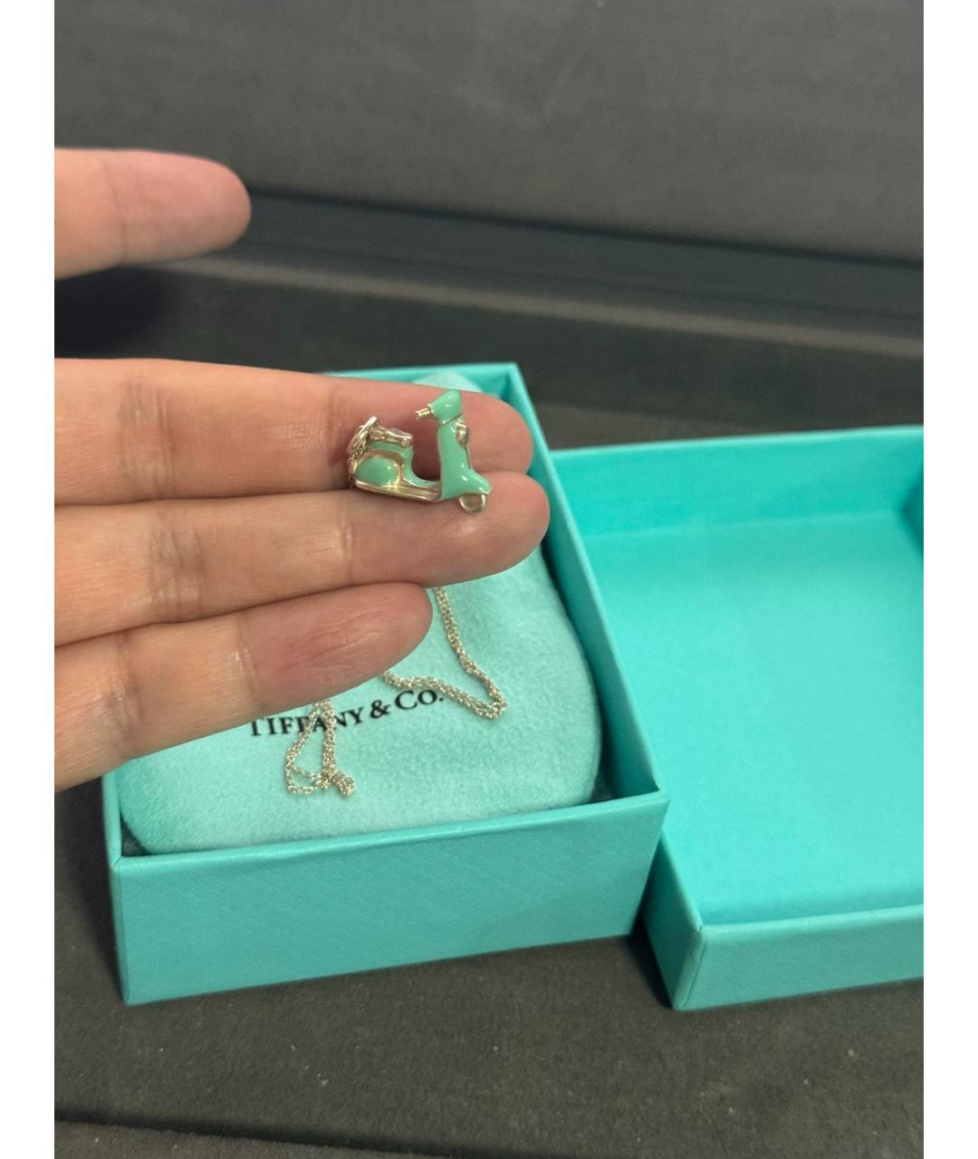 TIFFANY&CO Серебряная серебряная подвеска, фото 6
