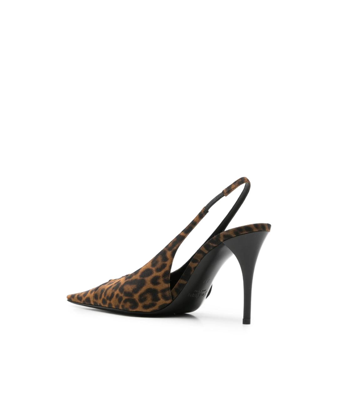 SAINT LAURENT Мульти текстильные туфли, фото 3