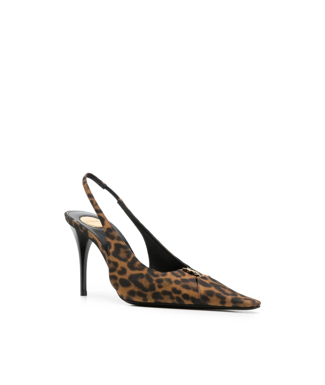 SAINT LAURENT Мульти текстильные туфли, фото 2