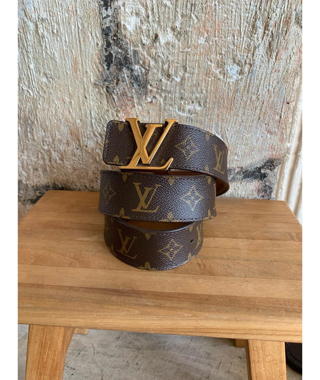 LOUIS VUITTON Коричневый ремень, фото 2