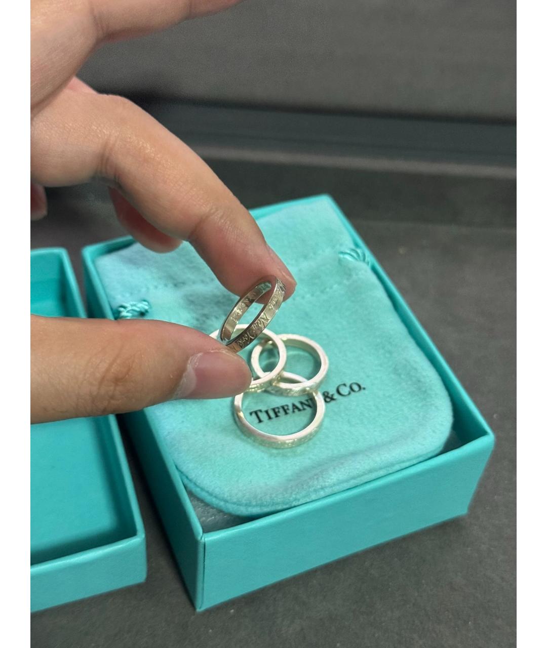 TIFFANY&CO Серебряное серебряное кольцо, фото 2