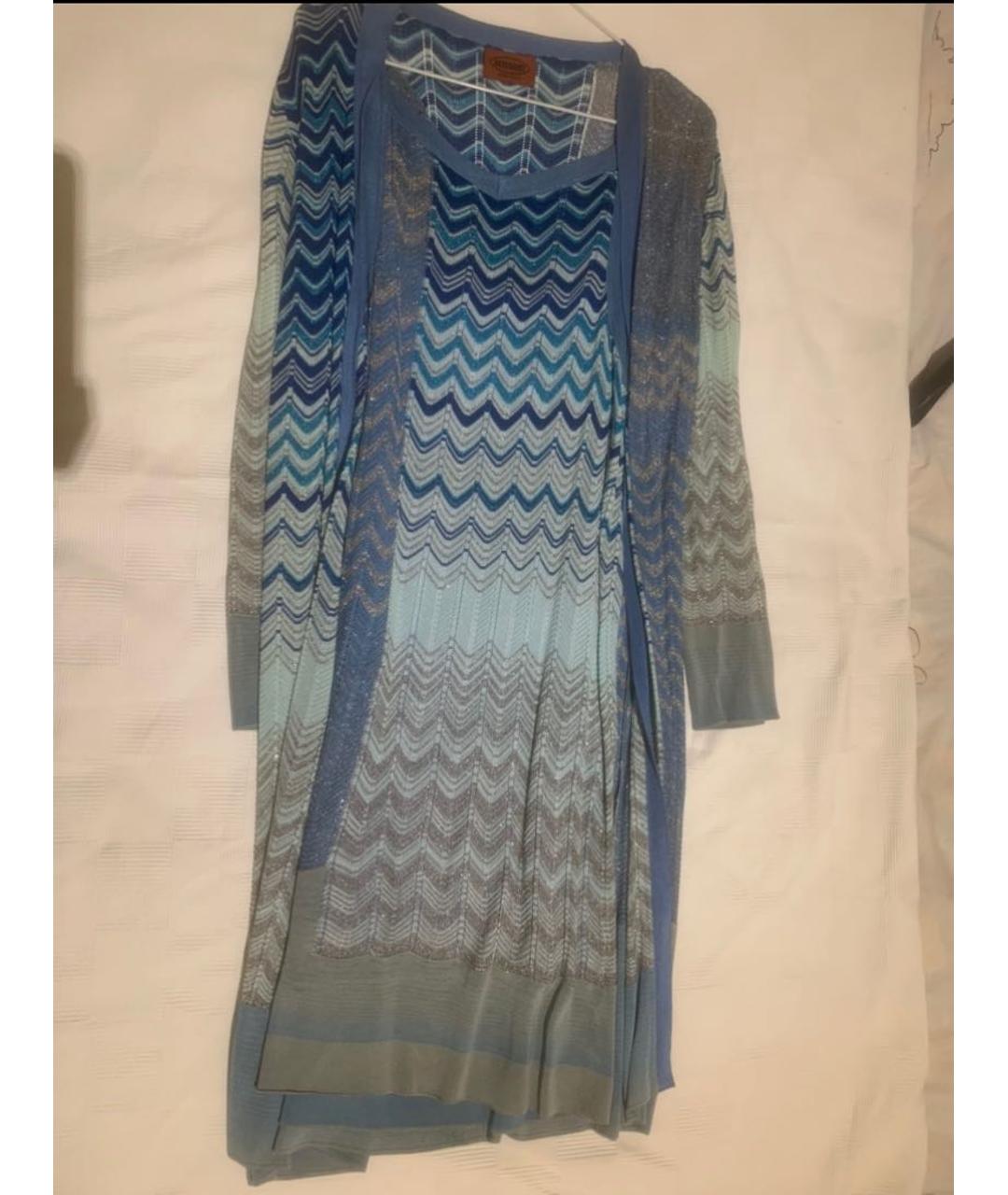 MISSONI Голубое коктейльное платье, фото 5