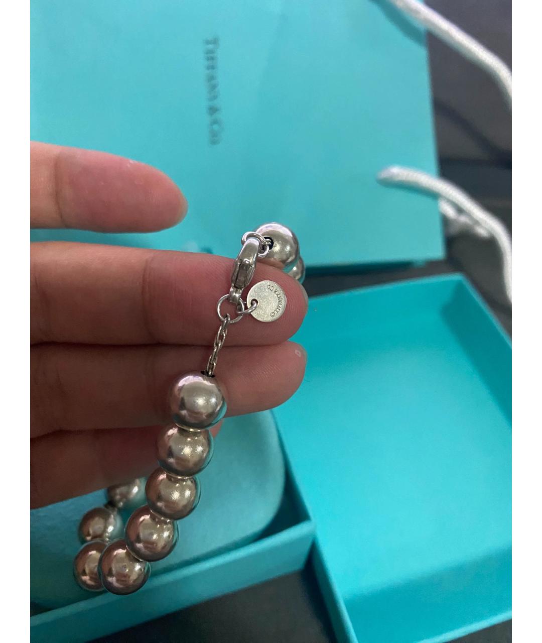 TIFFANY&CO Серебряный серебряный браслет, фото 6
