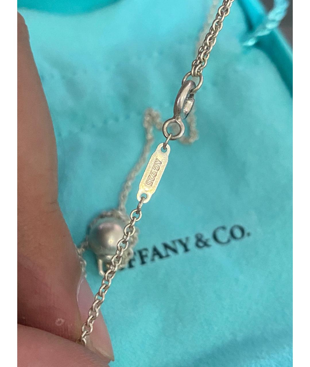 TIFFANY&CO Серебряная серебряная подвеска, фото 4