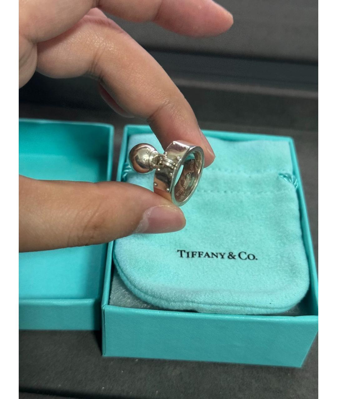 TIFFANY&CO Серебряное серебряное кольцо, фото 3