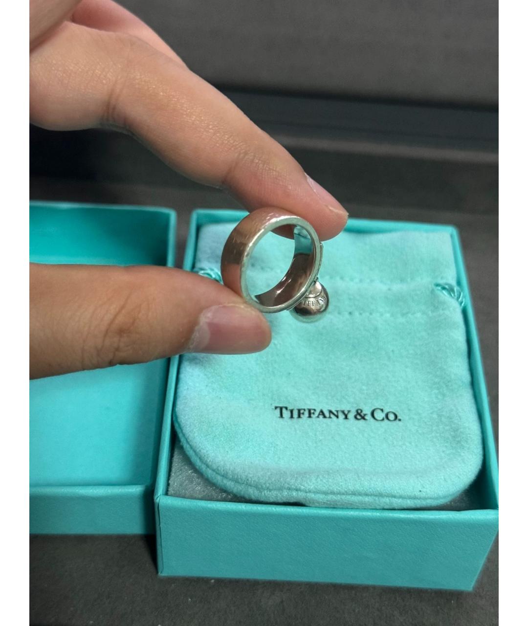 TIFFANY&CO Серебряное серебряное кольцо, фото 5