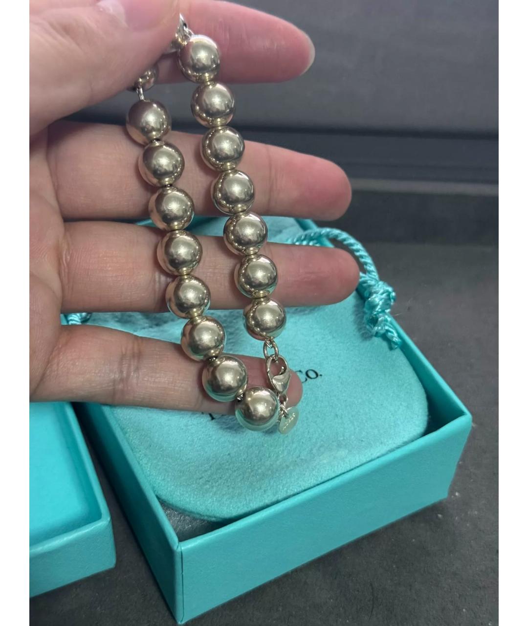 TIFFANY&CO Серебряный серебряный браслет, фото 3