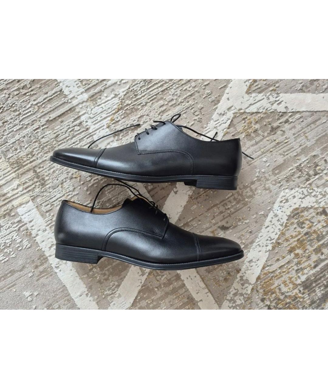 BALLY Черные кожаные туфли, фото 8