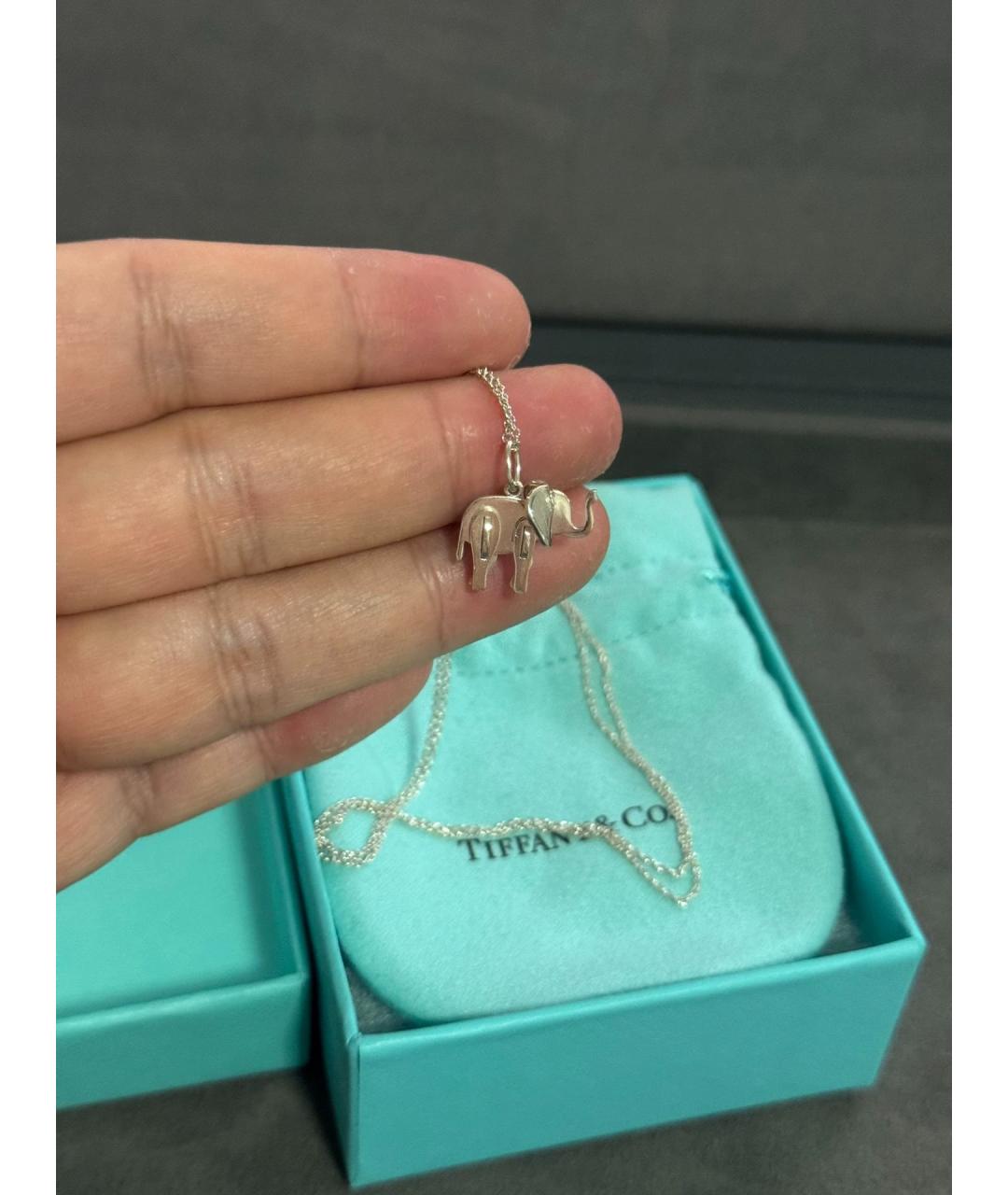 TIFFANY&CO Серебряная серебряная подвеска, фото 3