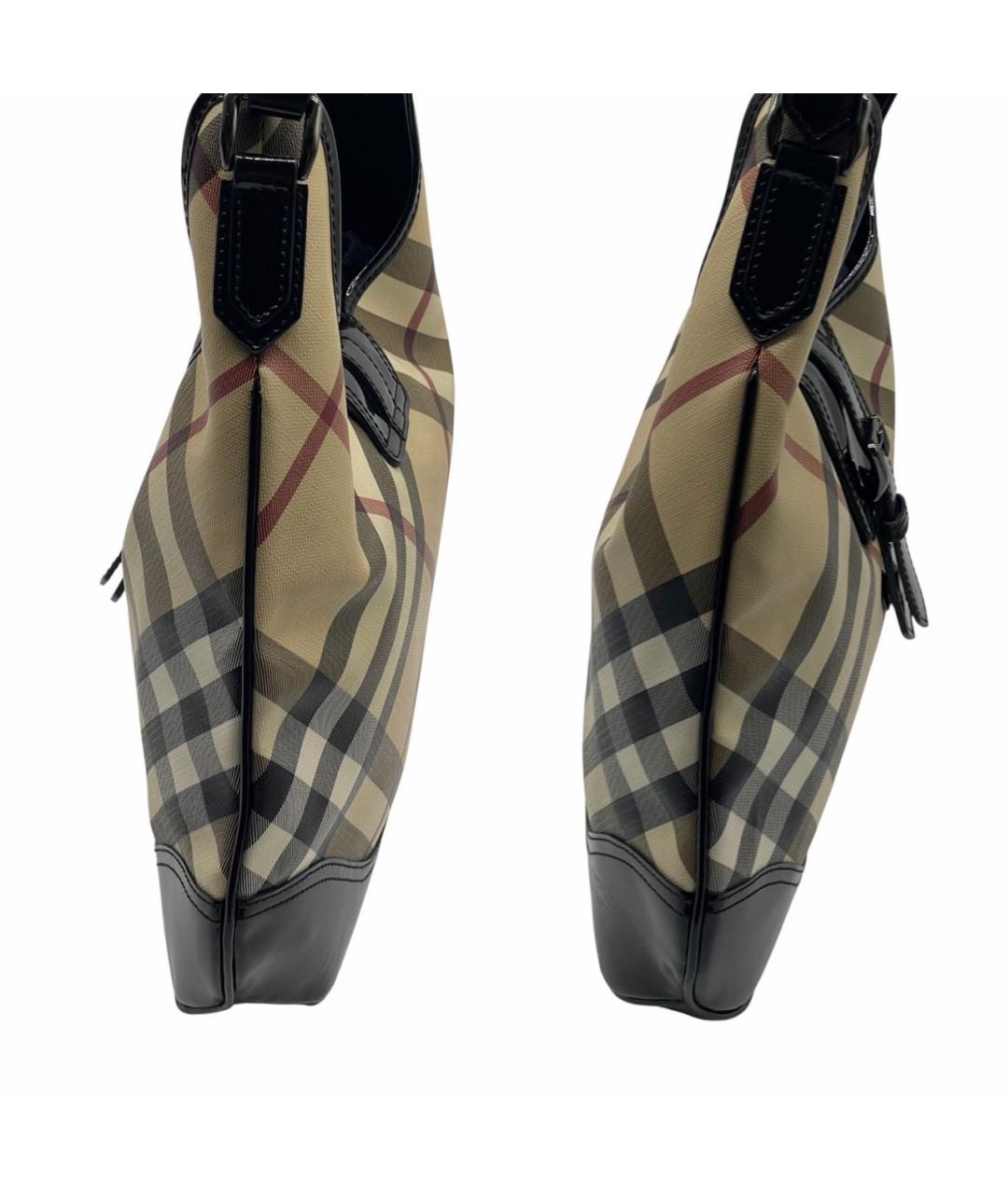 BURBERRY Мульти сумка тоут из канвы, фото 3