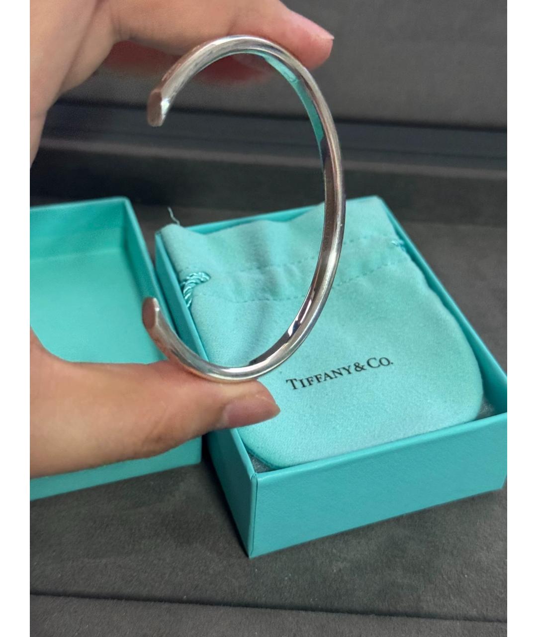 TIFFANY&CO Серебряный серебряный браслет, фото 6
