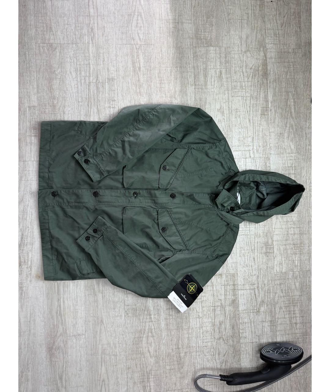 STONE ISLAND Зеленая парка, фото 2