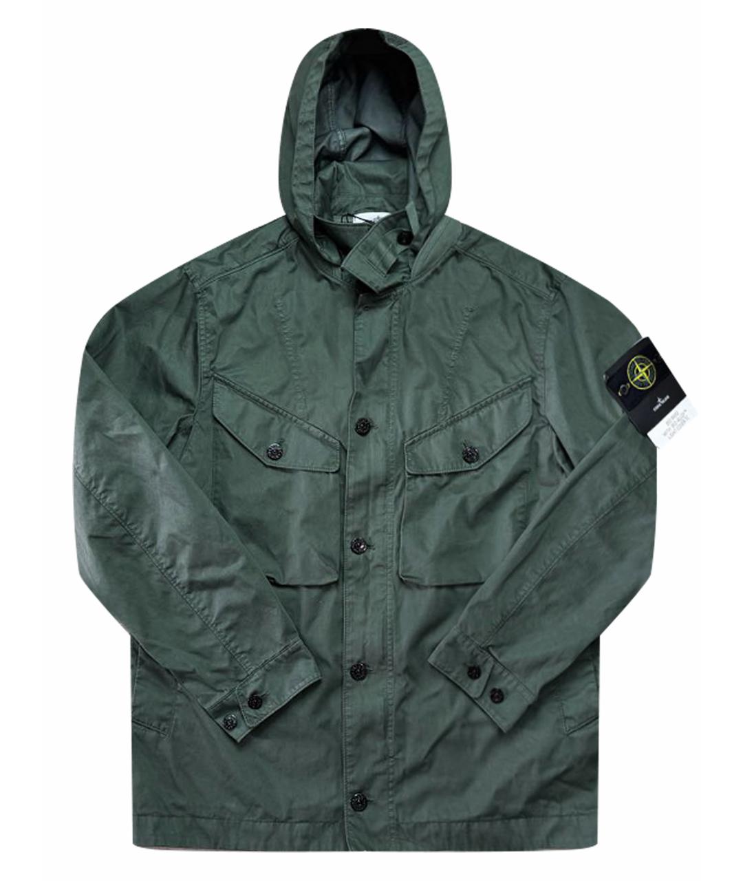 STONE ISLAND Зеленая парка, фото 1