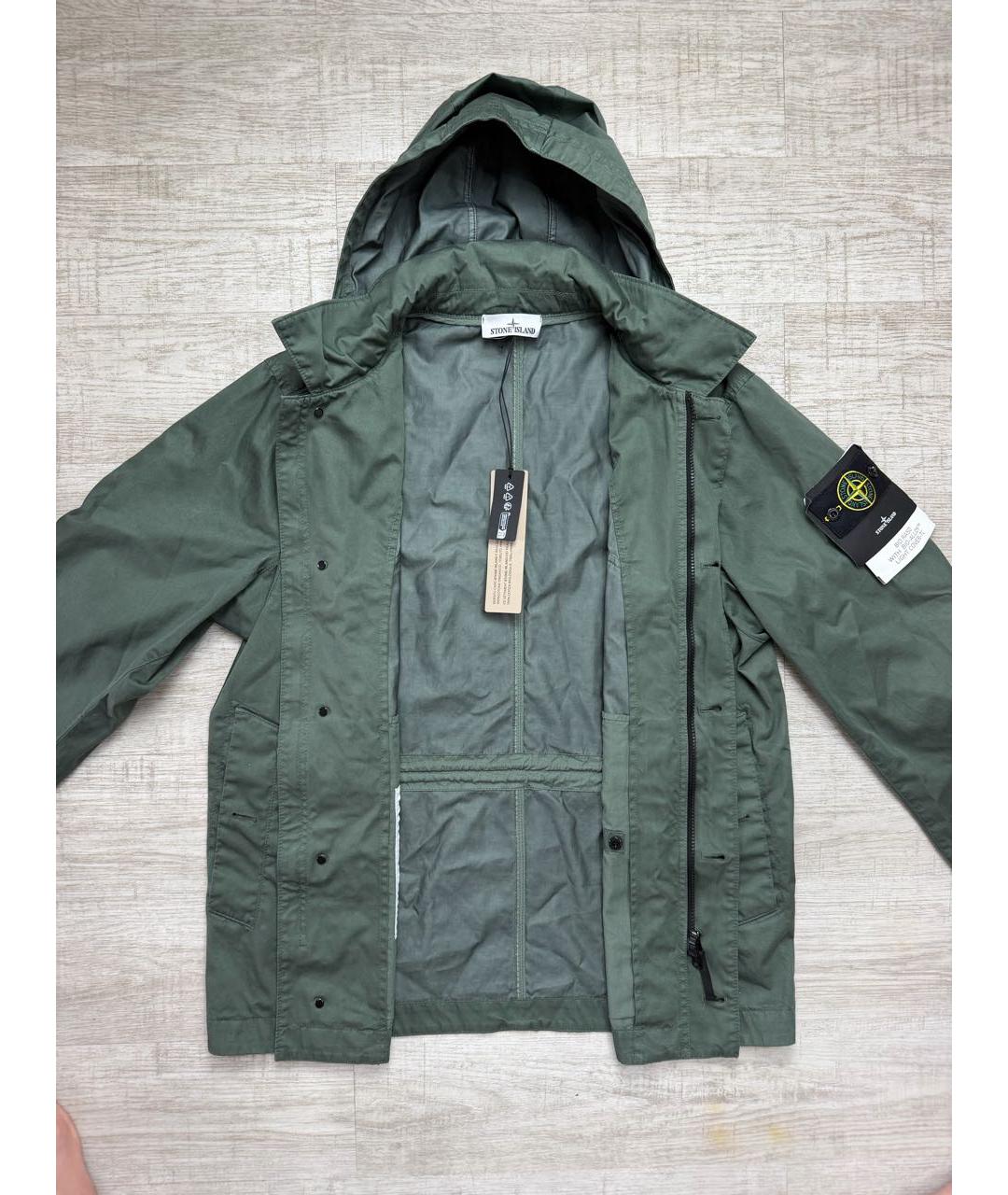STONE ISLAND Зеленая парка, фото 5