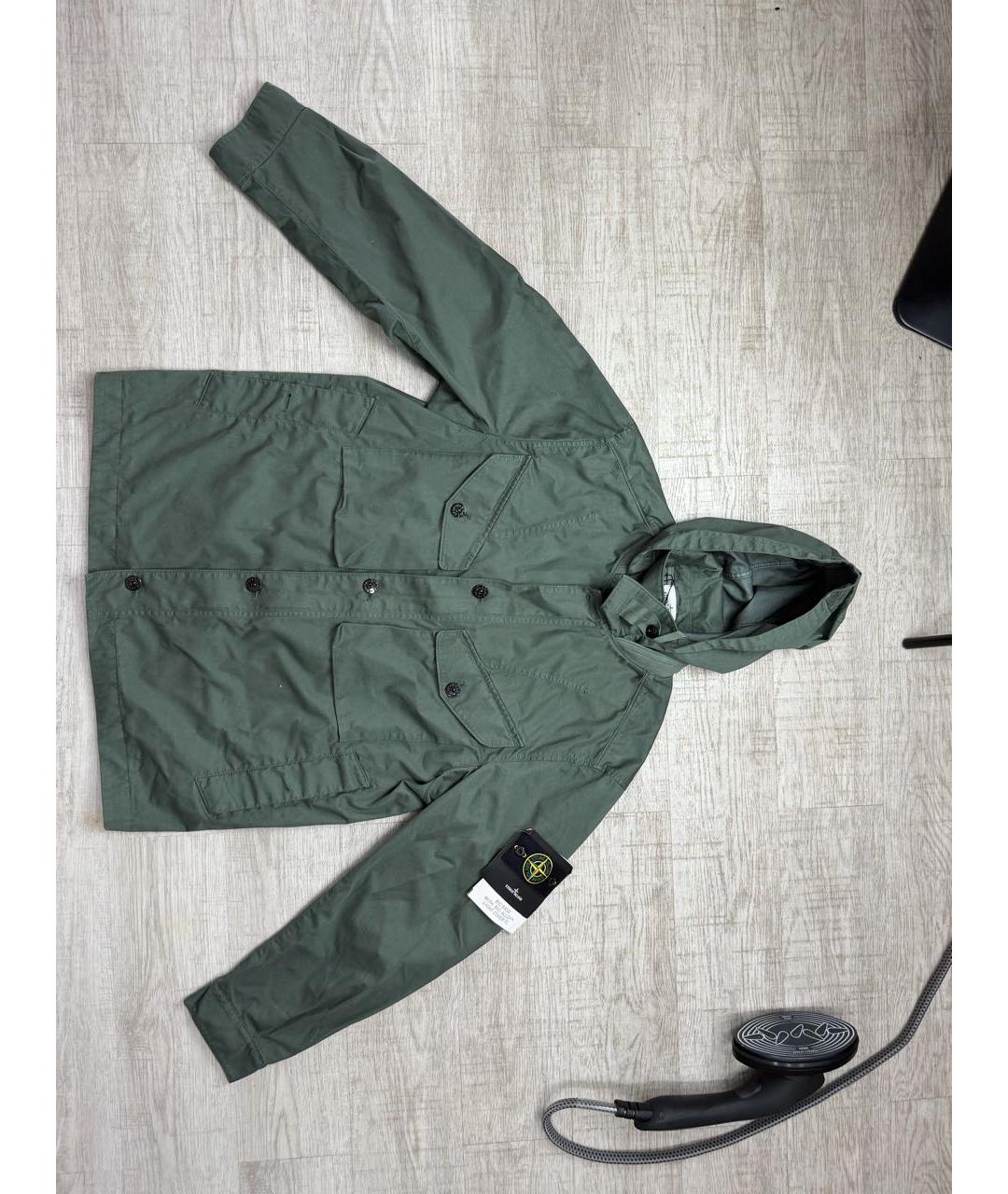 STONE ISLAND Зеленая парка, фото 4