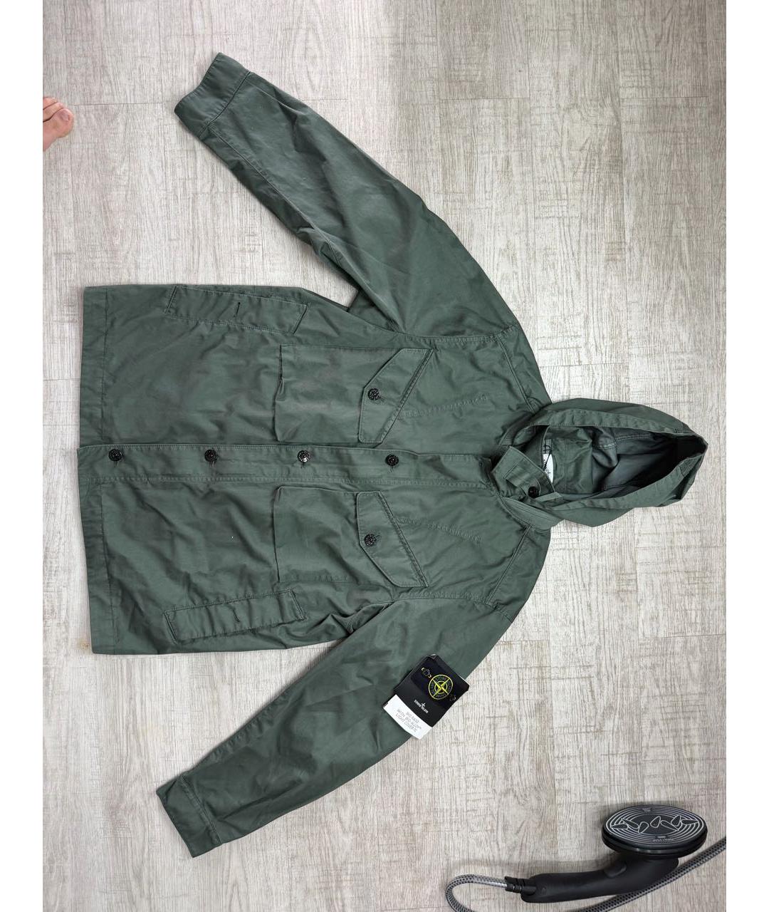 STONE ISLAND Зеленая парка, фото 3