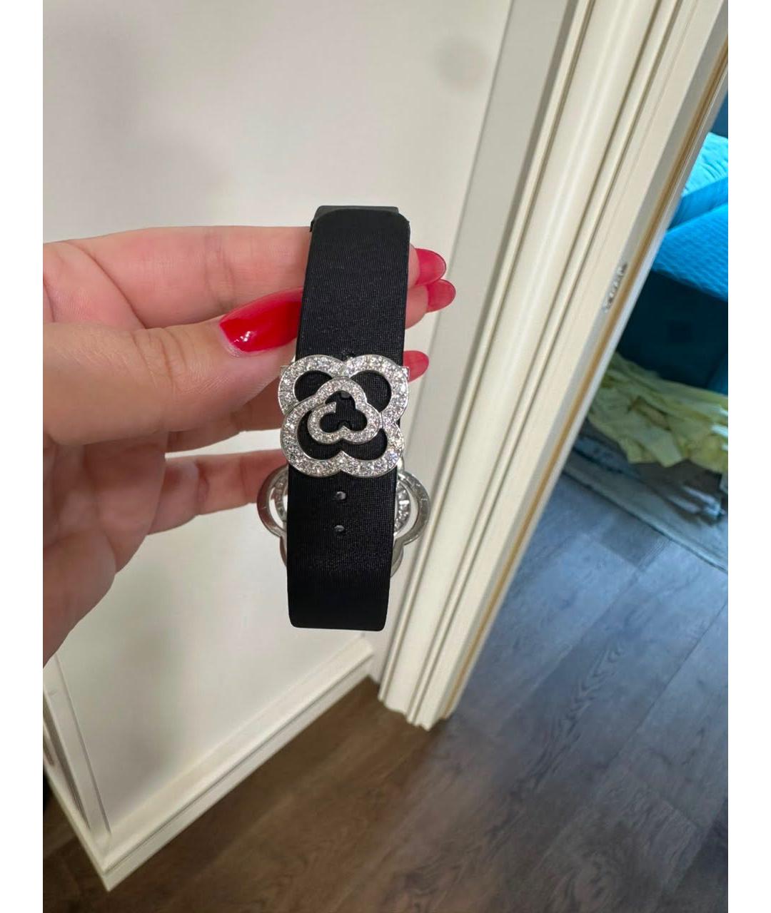 CHANEL Черные часы из белого золота, фото 4