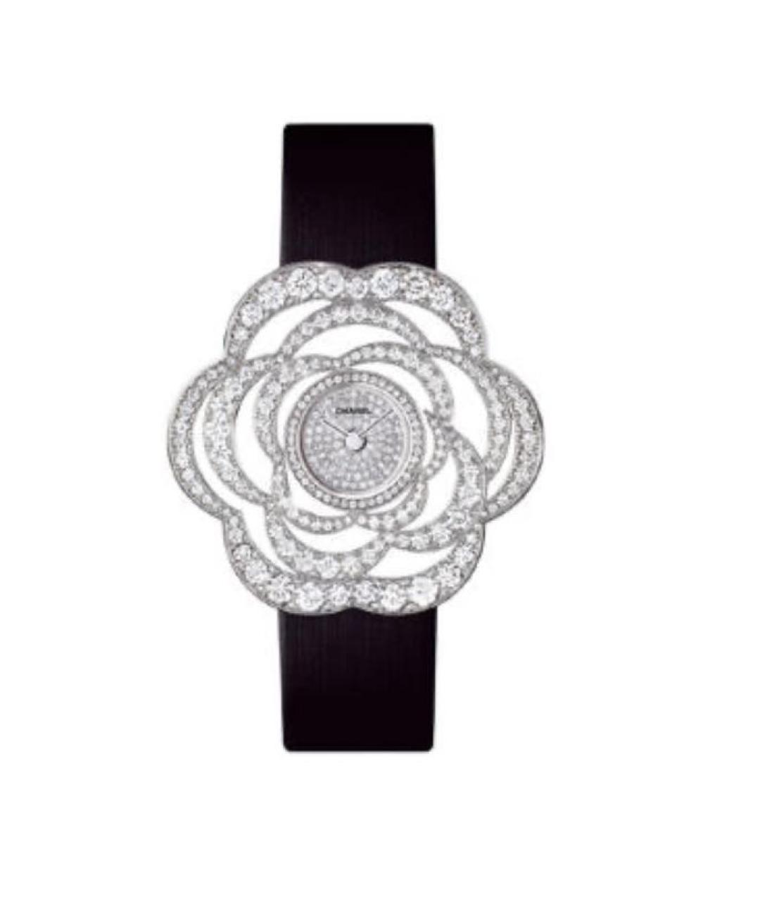 CHANEL Черные часы из белого золота, фото 1