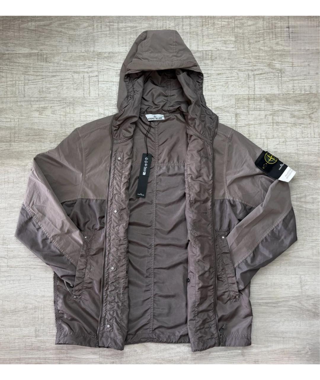 STONE ISLAND Коричневая куртка, фото 4
