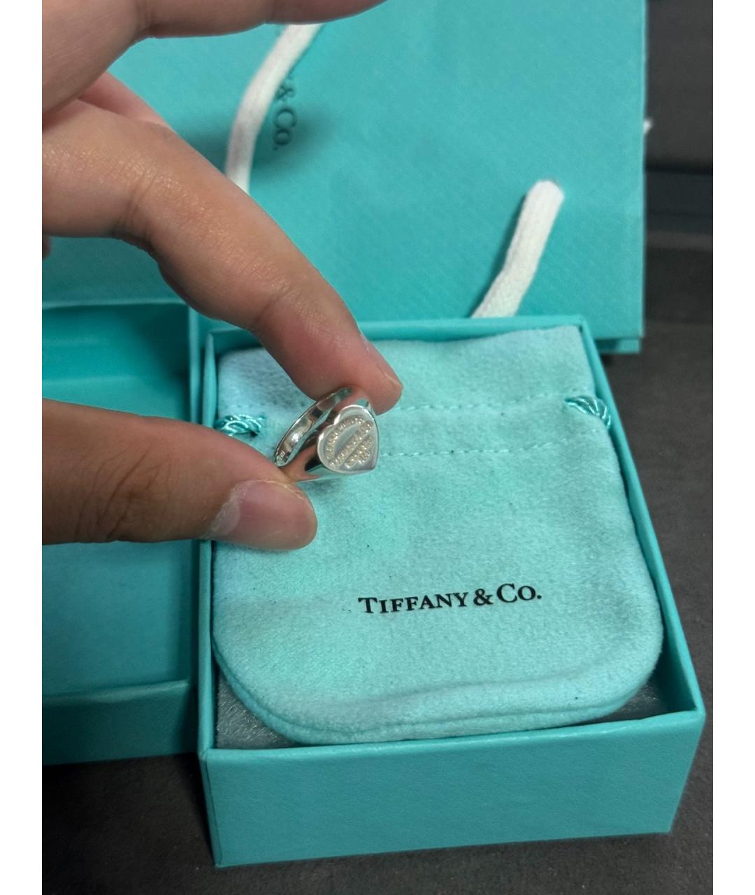 TIFFANY&CO Серебряное серебряное кольцо, фото 7