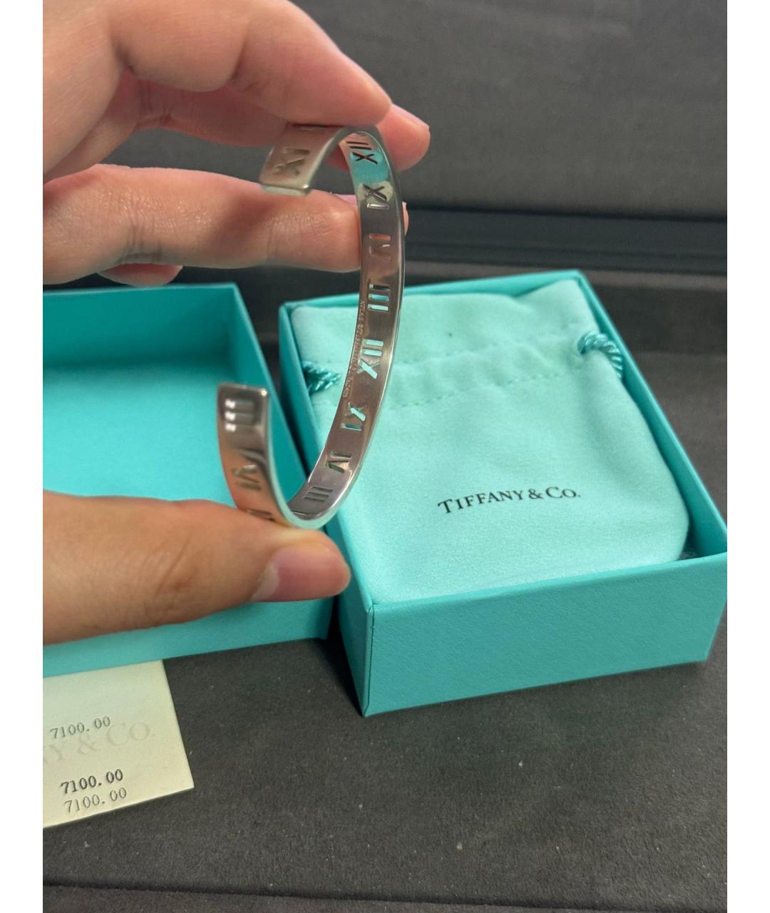 TIFFANY&CO Серебряный серебряный браслет, фото 5