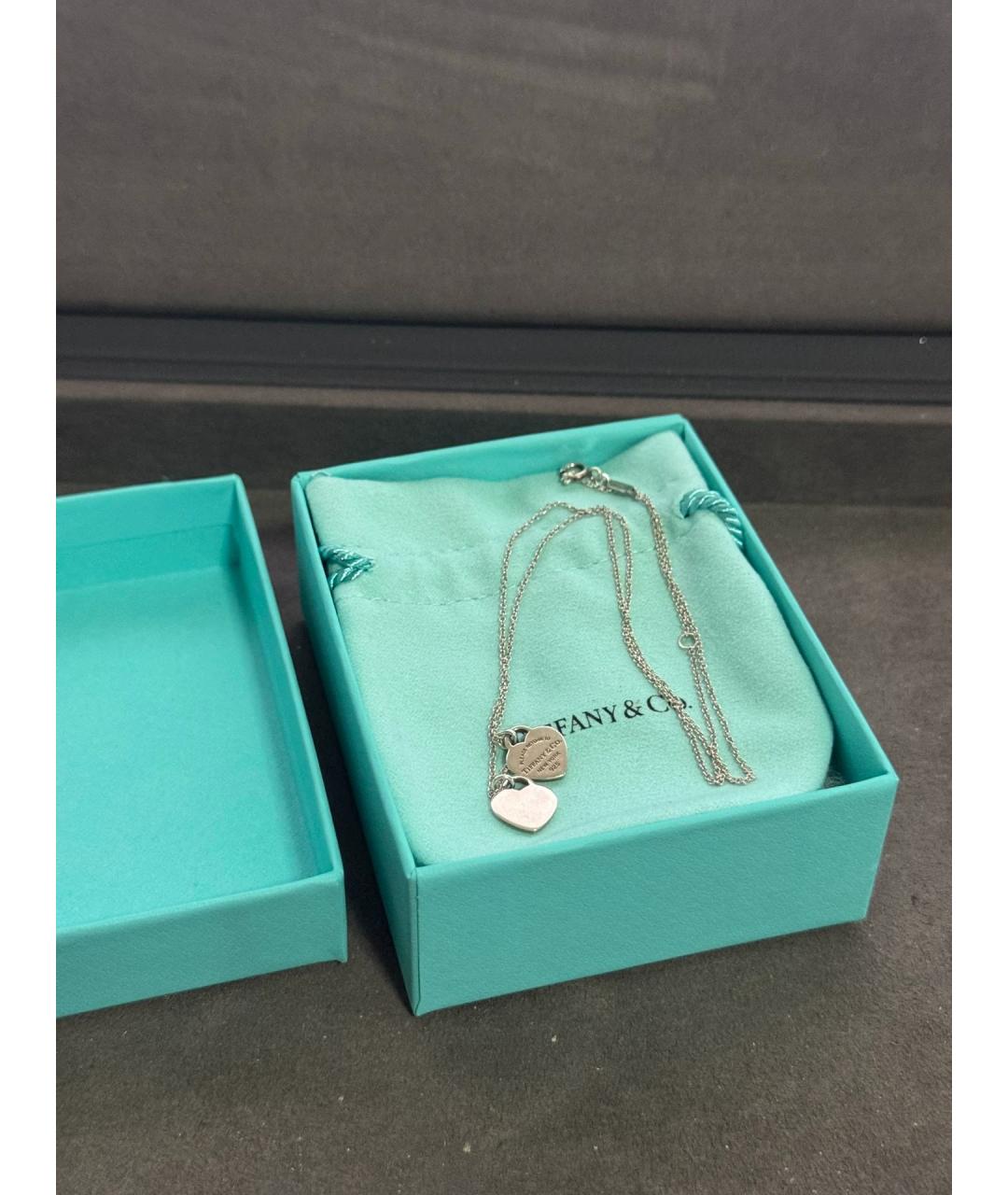 TIFFANY&CO Розовый серебряный кулон, фото 2