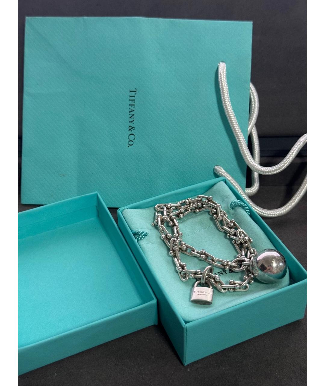 TIFFANY&CO Серебряный серебряный браслет, фото 7