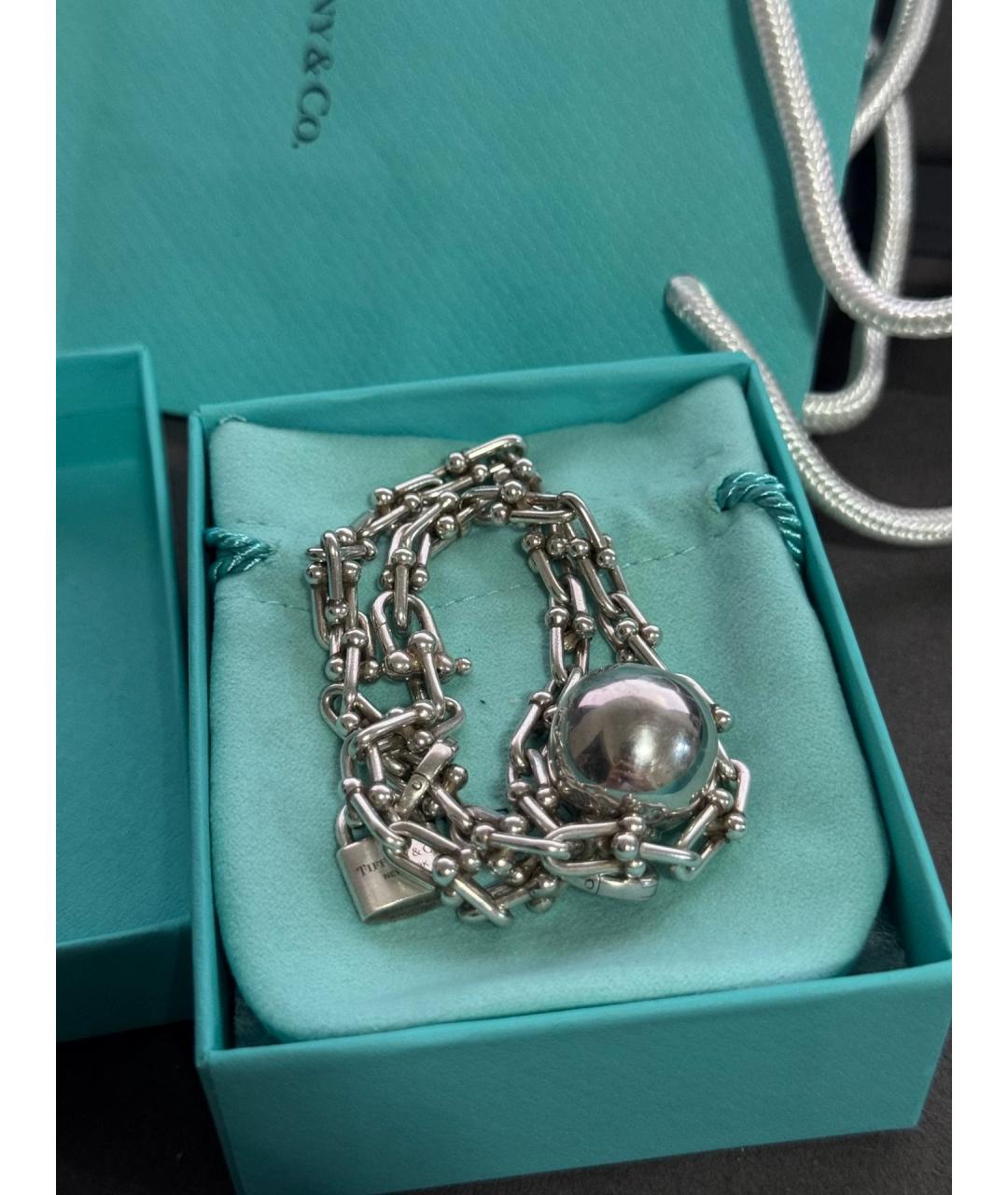 TIFFANY&CO Серебряный серебряный браслет, фото 4