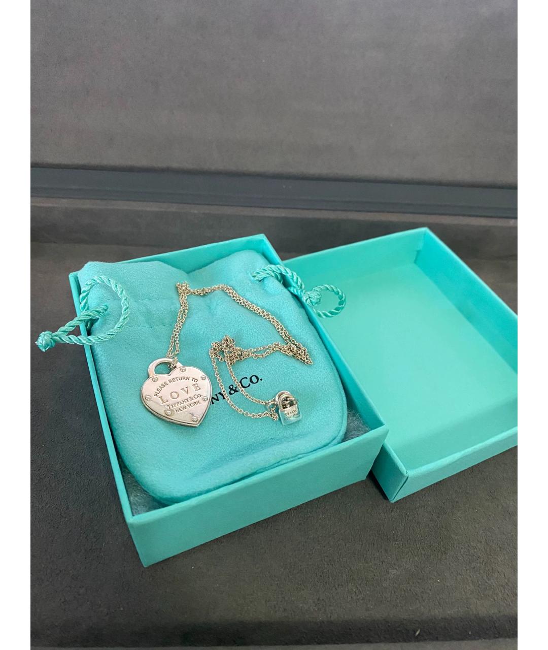 TIFFANY&CO Серебряная серебряная подвеска, фото 2